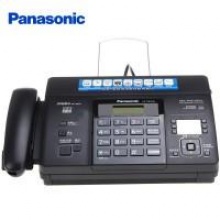 松下（Panasonic）KX-FT876CN 传真机 热敏纸复印传真机办公家用电话一体机中文显示（黑色）