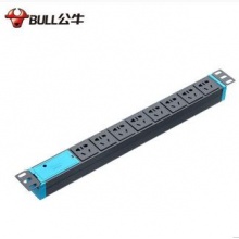 公牛PDU机柜插座GNE-1080W 10A八位无开关 无线